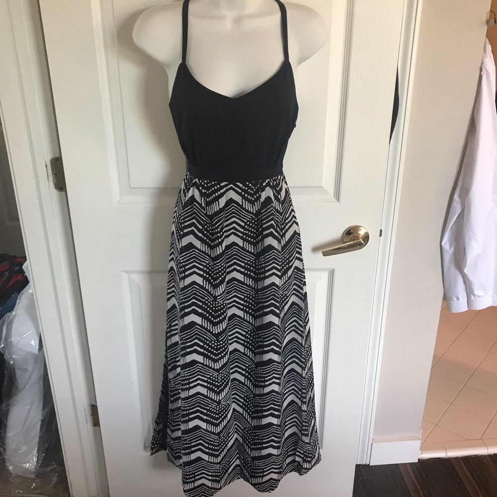 J. Crew Factory maxi dress printed skirt, Size 4P